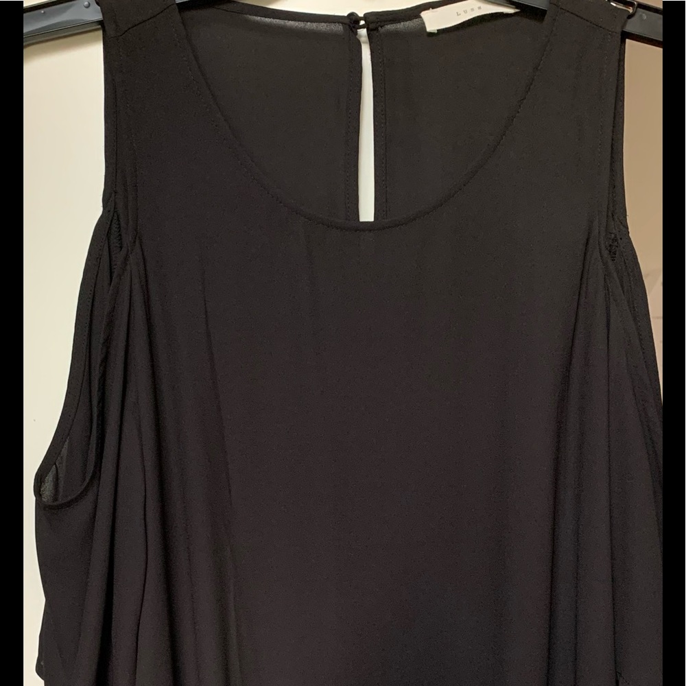 Lush cold shoulder top